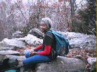 Ronda at Hawk Mountain.